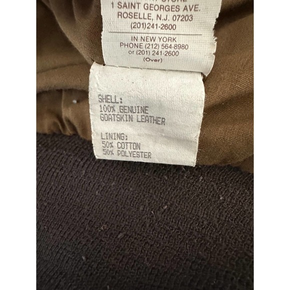 Cooper Type A 2 Goatskin Leather Flight Bomber Jacket Distressed USA Made 48L - Picture 16 of 16